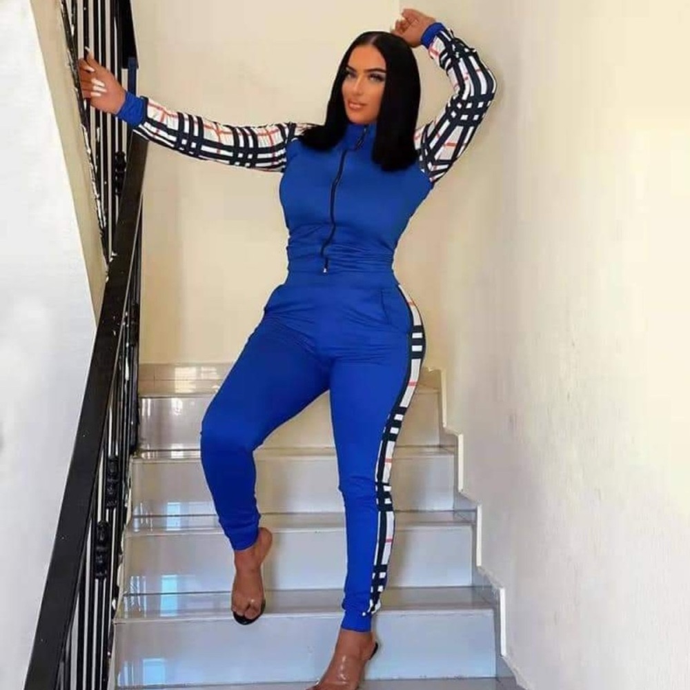 Super Stretchy Crop top Leisure Suit